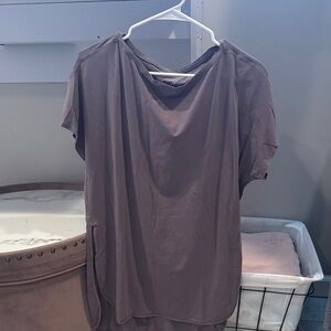 lululemon athletica mauve short sleeve cotton tee Women's Top